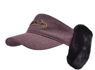 ボアイヤーマフサンバイザー(ツイーディー) /キャメルブラウン BE34SV03 ボアイヤーマフサンバイザー(ツイーディー) / レッドブラック