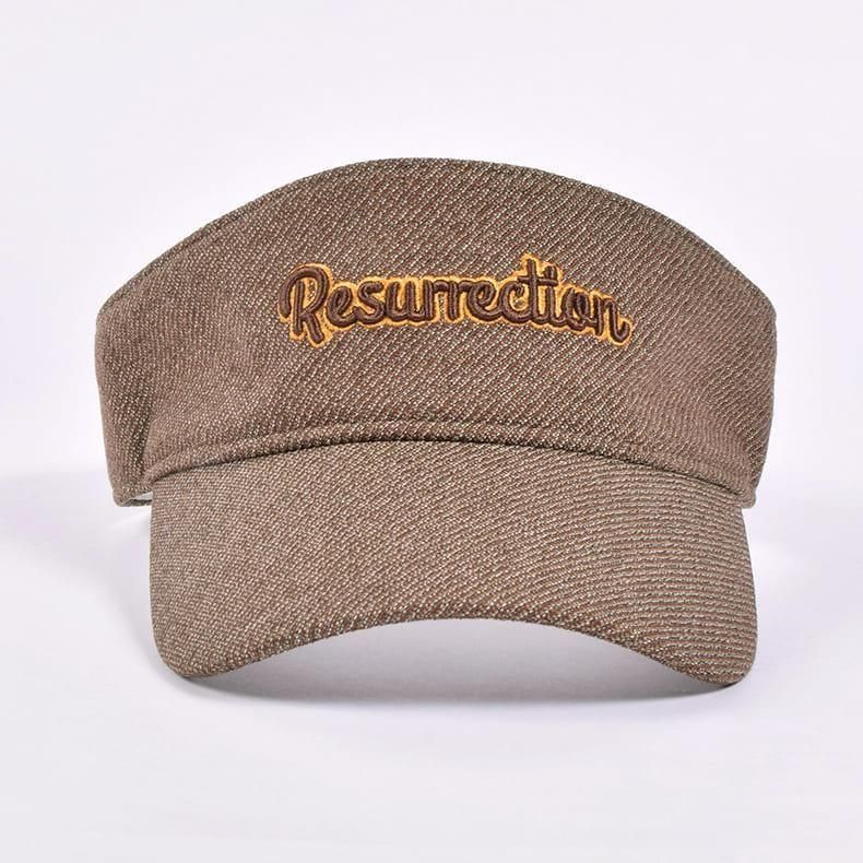 ボアイヤーマフサンバイザー(ツイーディー) キャメルブラウン