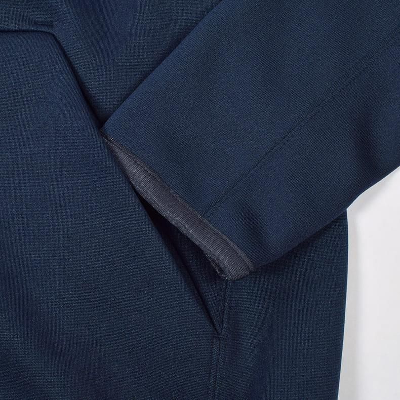 レザレクション　フード付きトップス M ネイビー ウィメンズ ブラッシュロゴジップアップパーカー ネイビー