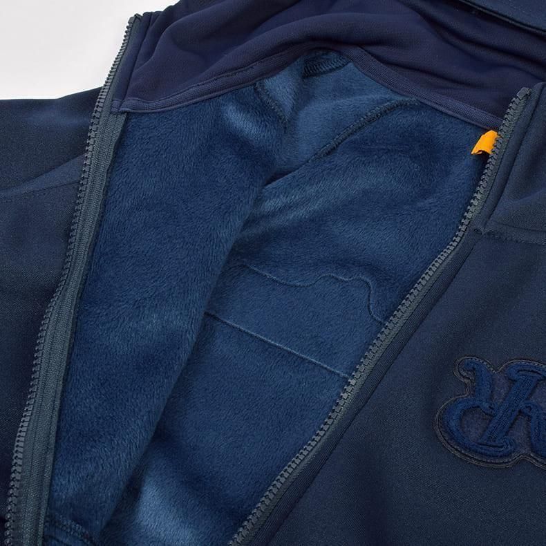 ウィメンズ ブラッシュロゴジップアップパーカー ネイビー