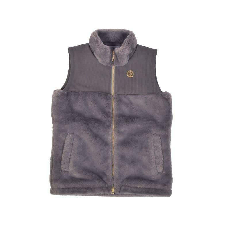 ウィメンズ スイッチングファーベスト グレー | Resurrection