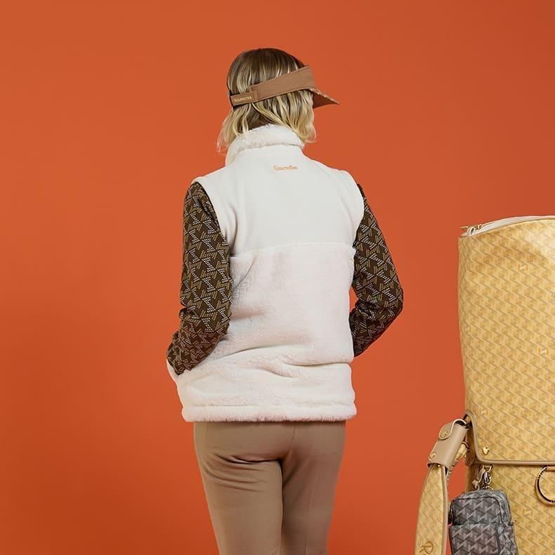 レザレクション　ホワイトファーベスト レディース ゴルフ ウィメンズ スイッチングファーベスト ホワイト | Resurrection