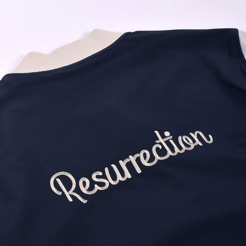 メンズ 2トーンウォームブルゾン ネイビー×ライトグレー