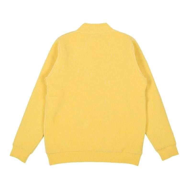 ウィメンズ エアシャットモールヤーンハイネックニット イエロー