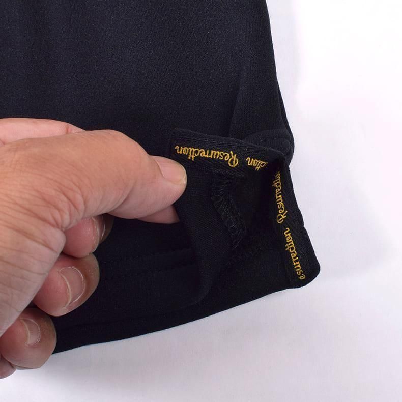 メンズ ウォームインナーモックネックL/S ブラック