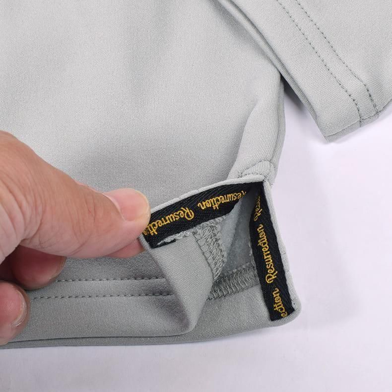 メンズ ウォームインナーモックネックL/S グレー | Resurrection