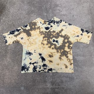 Crew Neck Cotton T Shirt　Color No.1808（カーキ*ブラック*アイボリー）