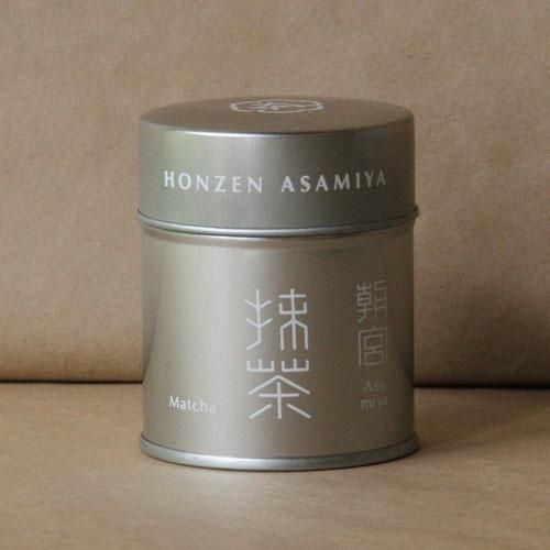 朝宮抹茶【おくみどり】30g缶入 - 【茶のみやぐら】朝宮茶の生産