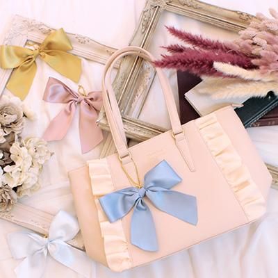 限定商品】みんなの推しリボンチャーム Lサイズ【ブルー系】