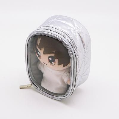 コアデオンラインショップ】nui.キルティングぬいポーチ シルバー