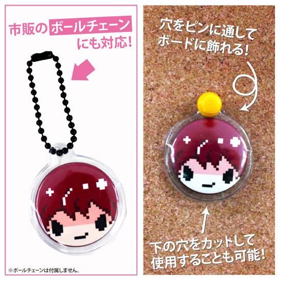 カラオケ行こ！ コースター 缶バッジ ストラップ つながるストラップ穴