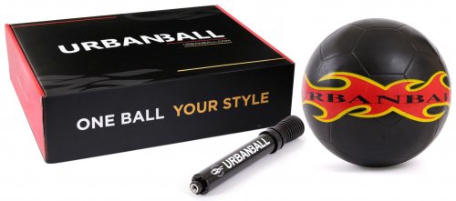 送料無料 Urbanball Blackfire フリースタイル用ボール ミニポンプ付き ボックス入り M S Studio