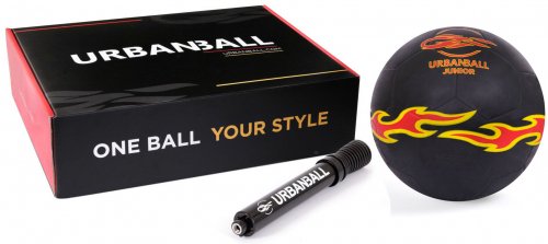 【送料無料】URBANBALL  BLACKFIRE JUNIOR  ジュニア用フリースタイルボール -ミニポンプ付き、ボックス入り