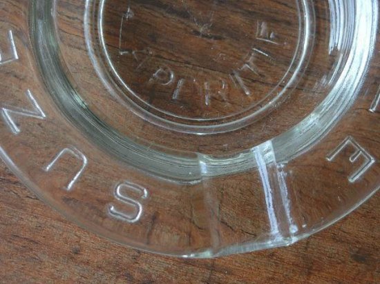 ヴィンテージSUZE（スーズ） ガラス製キャラフと灰皿のセット