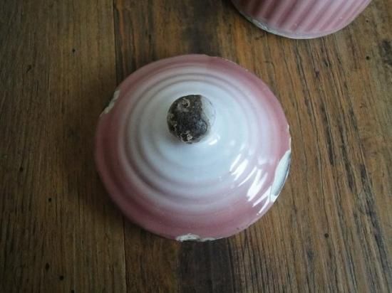 BB社 ホーローキャニスター（ピンクグラデーション）