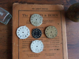 アンティーク　懐中時計の文字盤セット ５枚セット