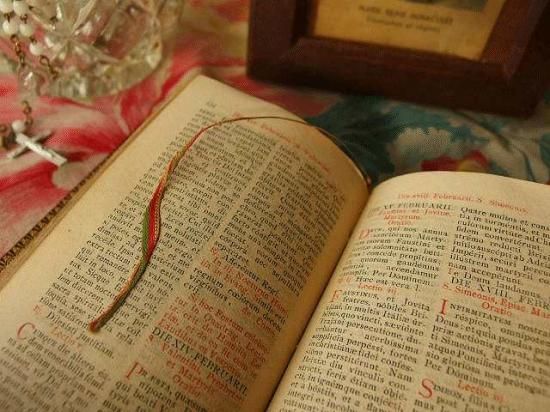 アンティーク洋書 革表紙の祈祷書