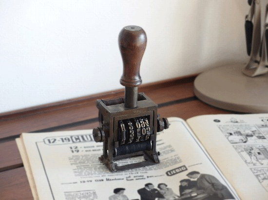 フランス製 アンティーク ナンバリングスタンプ