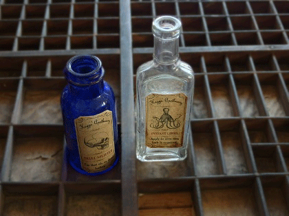 イギリス ヴィンテージボトル 薬瓶2個セット