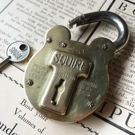 アンティーク南京錠 | SQUIRE 真鍮製くまのパドロック アンティーク南京錠 | SQUIRE 真鍮製くまのパドロック