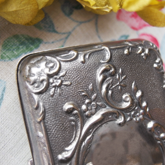 アンティークシルバーシガレットケース フランス 【Antiques