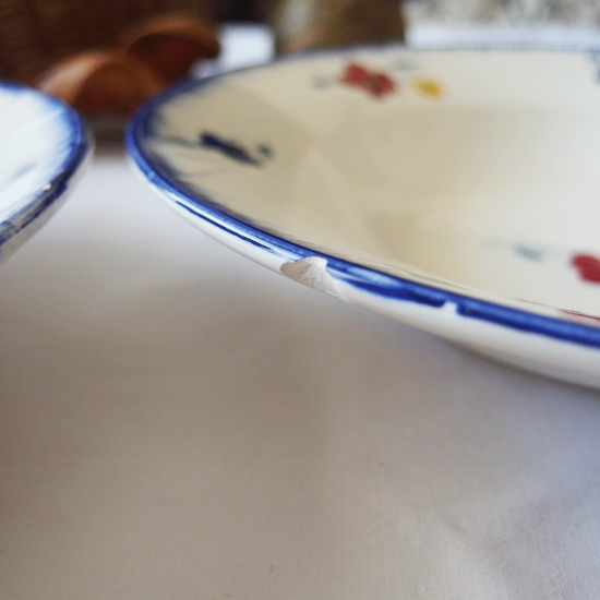 フランスアンティーク ディゴワン＝サルグミンヌ マリールー スープ皿2枚セット