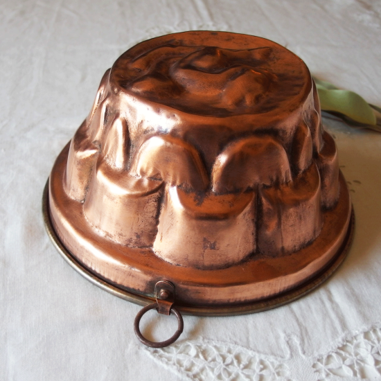 フランスアンティーク リスのモチーフ コッパーモールド 大きなケーキ型