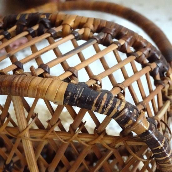 アンティーク バスケット パニエ | フランス 籐のドールパニエ 人形用