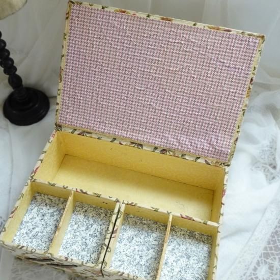 アンティーク カルトナージュ ボックス | フランス