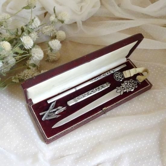 アンティーク ヤドリギ ペンセット | フランス 20世紀初頭 ヤドリギの