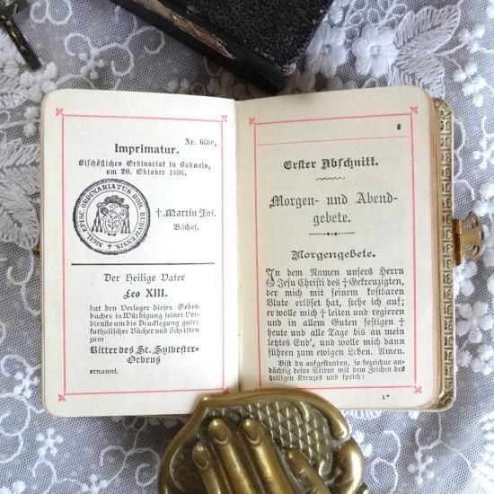 アンティーク 聖書 | ドイツ 1896年 アイボリーのミサ典書 祈祷