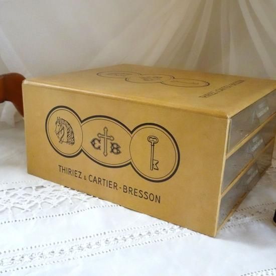 フランスアンティーク カルティエブレッソン スプールボックス 紙箱