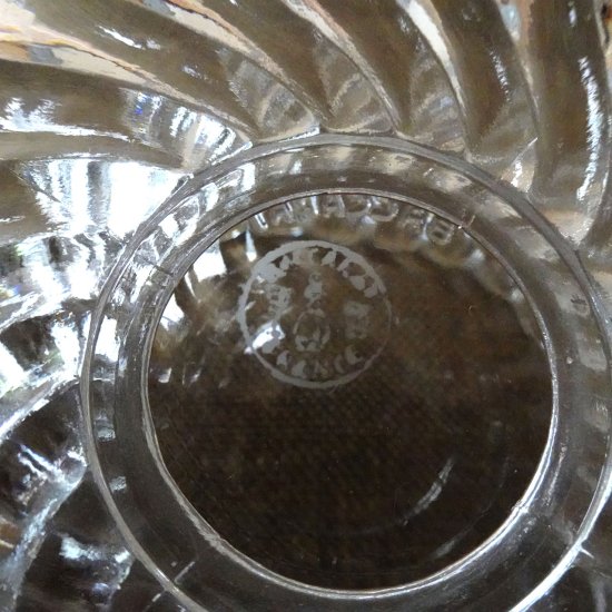 フランスアンティーク バカラ クリスタルガラスのボンボニエール キャンディポット