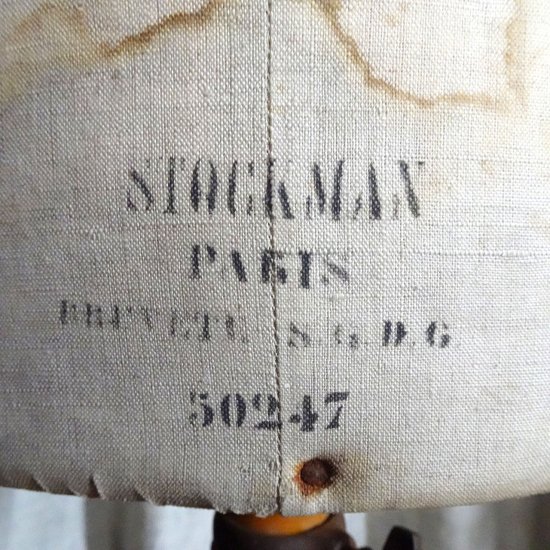 フランスアンティーク STOCKMAN PARIS 子供用トルソー  子供のマネキン 肩幅26cm
