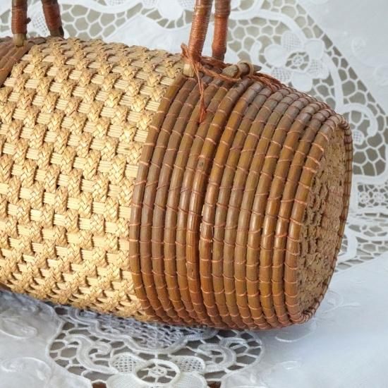 アンティーク バスケット パニエ  かご 籠 バック パニエ | Brocante de La Cocotte （フランスアンティーク