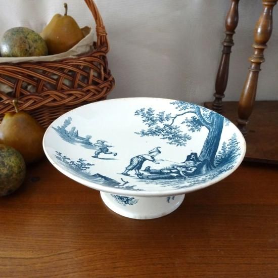 【美品・希少】GIEN 紫陽花 コンポティエ アンティークプレート 美品・希少】GIEN 紫陽花 コンポティエ アンティークプレート