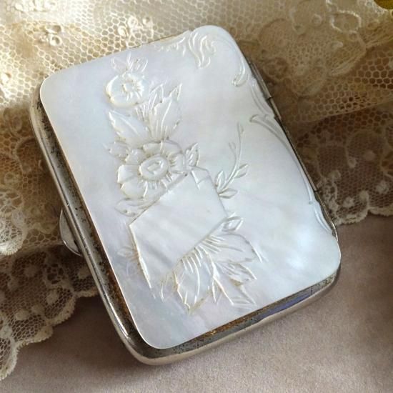 マザーオブパール コインパース | フランス 19世紀 マザーオブパールの