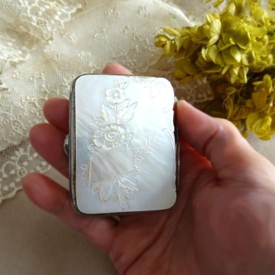 マザーオブパール コインパース | フランス 19世紀 マザーオブパールの