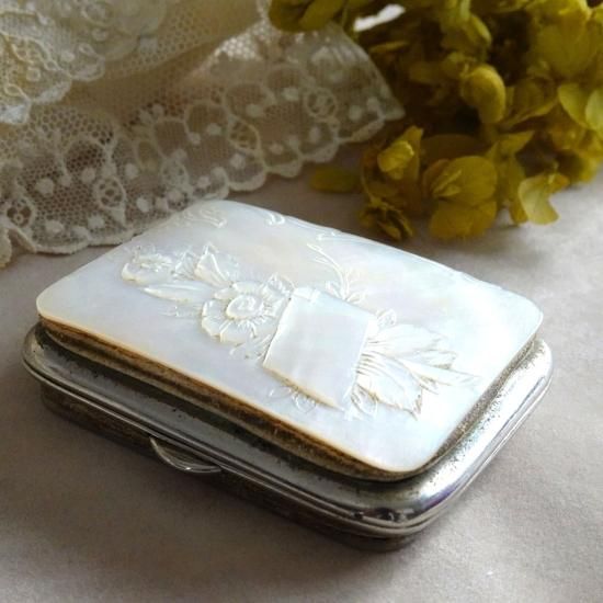 マザーオブパール コインパース | フランス 19世紀 マザーオブパールの