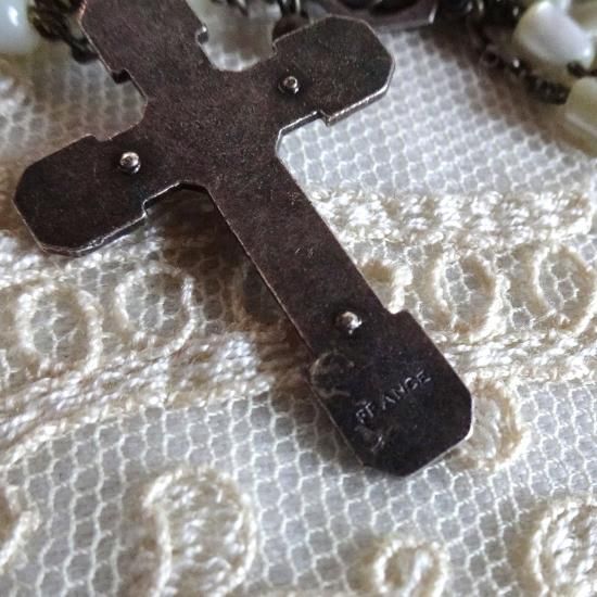 ロザリオ アンティーク | フランス マザーオブパール ロザリオ