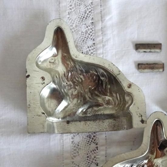 チョコレートモールド アンティーク | フランス うさぎのチョコレート