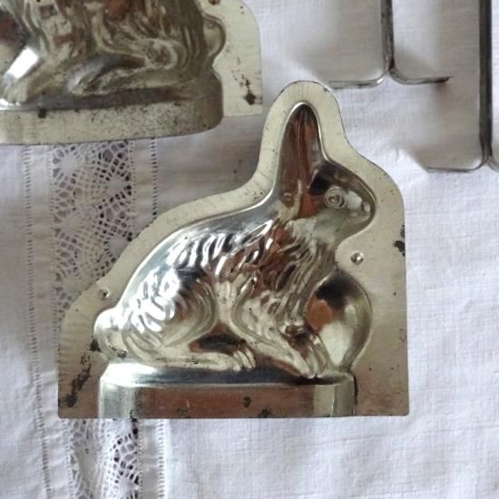 チョコレートモールド アンティーク | フランス うさぎのチョコレート