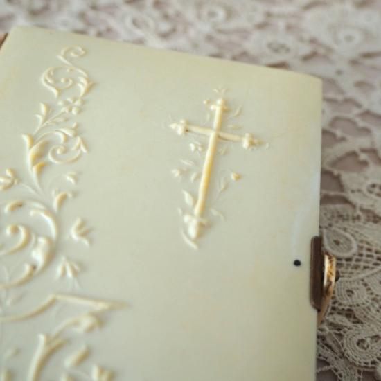 アンティーク 聖書 | フランス 20世紀初頭 セルロイド製の祈祷書