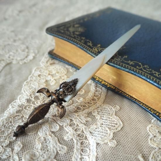 アンティーク ペーパーナイフ | フランス 20世紀初頭 マザーオブパール