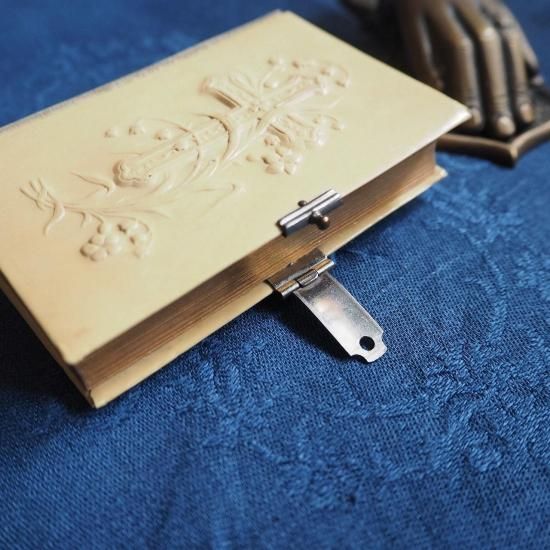 アンティーク 聖書 | フランス 20世紀 セルロイドの祈祷書 すずらんと