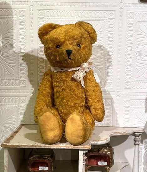 アンティーク テディベア | フランスアンティーク マスタード色