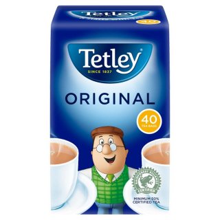 テトリ−・オリジナル・40袋入り・Tetley Tea Original 40TB
