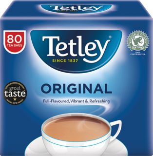 テトリ−・オリジナル・80袋入り・Tetley Tea Original 80TB
