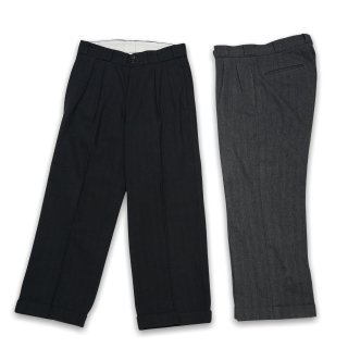 A341 1930s Trousers Black&Gray