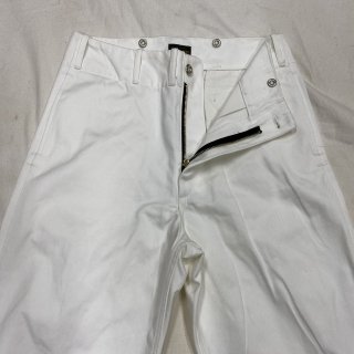 A347 The Groovin High Jail Pants White